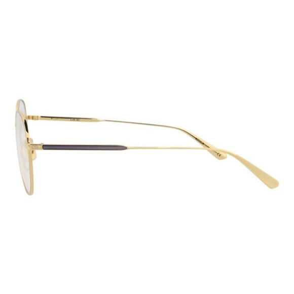 Dior Womens Round/Oval Gold Gold Transparent Fashion Designer Eyewear - Picture 3 of 4